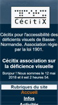Mobile Screenshot of cecitix.fr